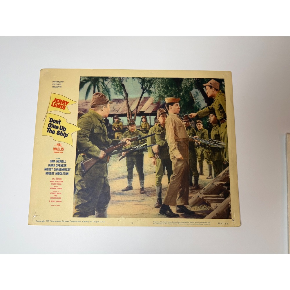 Jerry Lewis Don't Give Up The Ship 1959 Paramount Pictures‎ Movie Poster